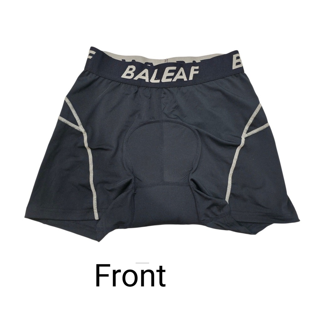 Baleaf Mens Padded Cycling Underwear Shorts 3D Gel‎ Pad Bike Liner Black M